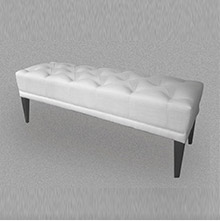 Banquette capitonnée