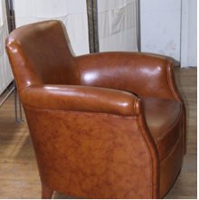 Fauteuil Club en cuir